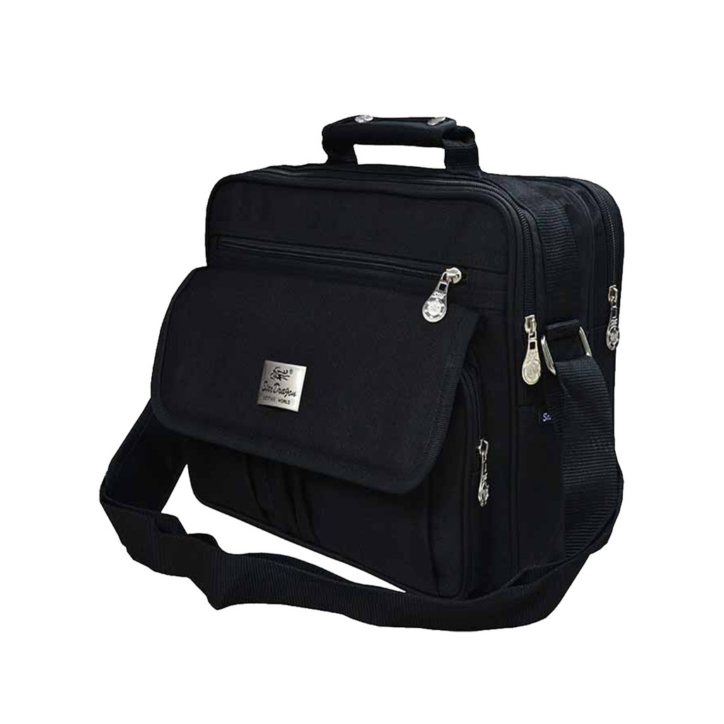 Multi-Pocket Canvas Tool Bag for Electrician Shoulder Crossbody Repair Work Tool Bag