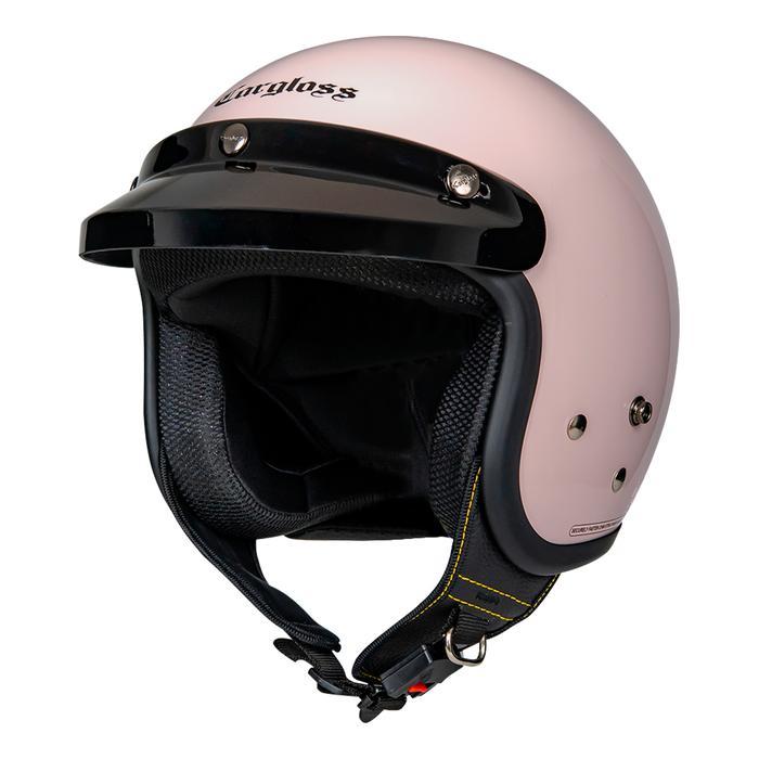 cargloss cfm retro helm half face - pale pink