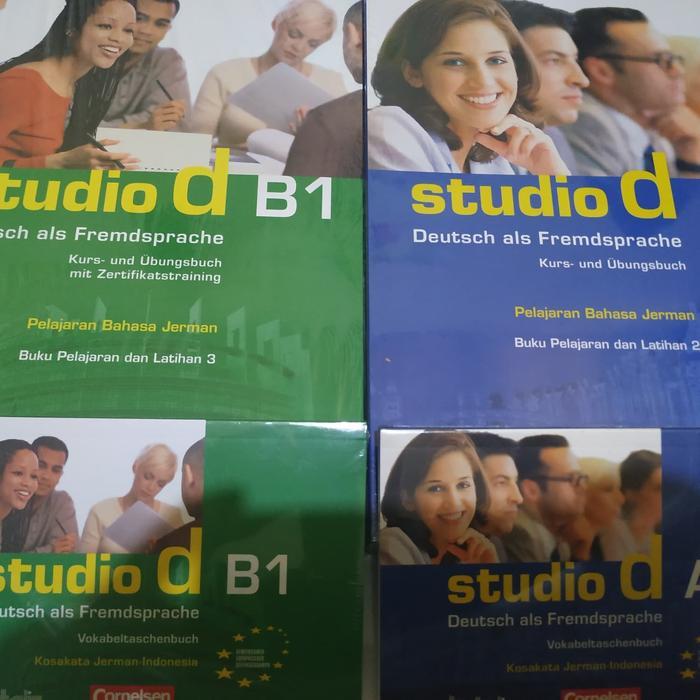 STUDIO D A2 dan STUDIO D B1 Buku Bahasa Jerman Pemula
