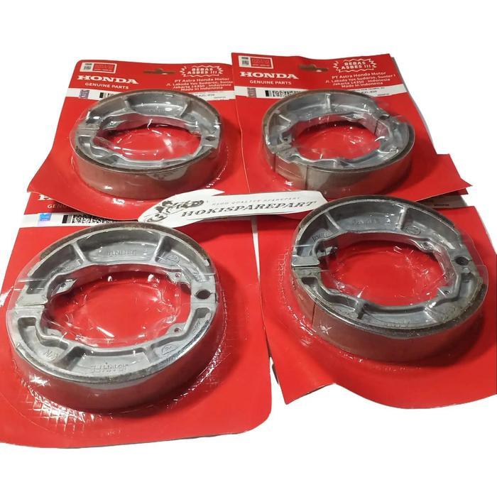 Honda 4set KAMPAS REM BELAKANG VARIO BEAT SPACY KAMPAS REM TROMOL BELAKANG KZL Spare Part Motor