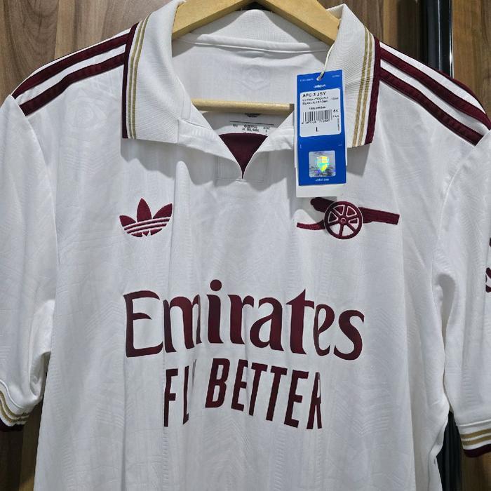 Jersey Arsenal Third Original 2025 2026 Bnwt Short Sleeve Terlaris