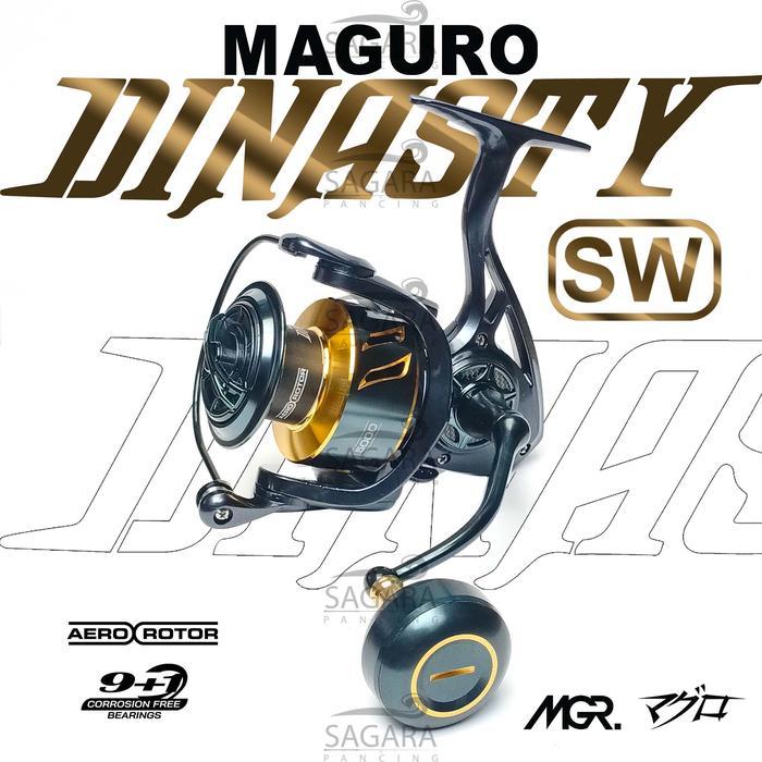 Reel Maguro Dinasty Sw Reel Jigging Reel Dasaran Reel Pancing Spinning Power Handle