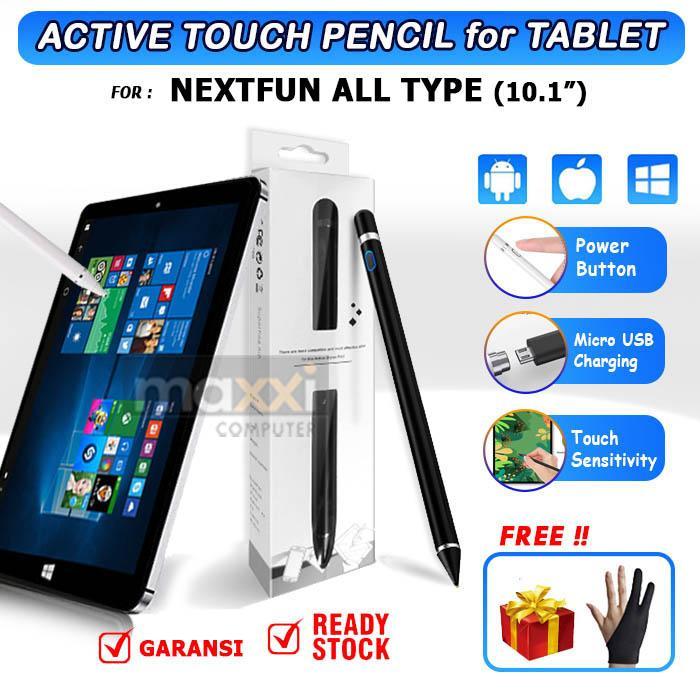 Nextfun Tab Tablet PC Windows 8 10 Inci Stylus Pen Pencil Layar Sentuh