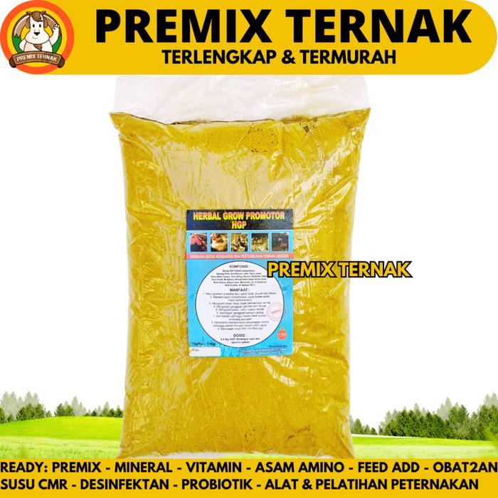 HERBAL GROW PROMOTOR HGP 1 KG UNGGAS JAYA - Jamu Herbal Meningkatkan Pertumbuhan Ayam Unggas Bebek