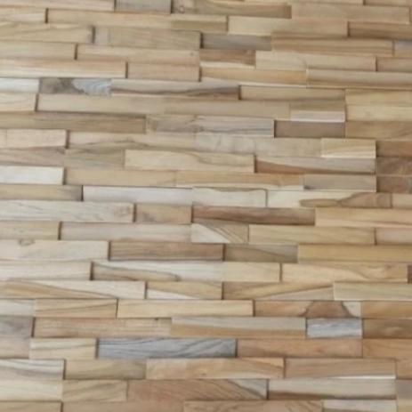 TERLENGKAP panel dinding kayu jati wall 3d hiasan timbul solid