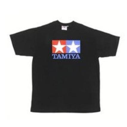 TAMIYA 67112 Tamiya Logo T-Shirt (Black) XL