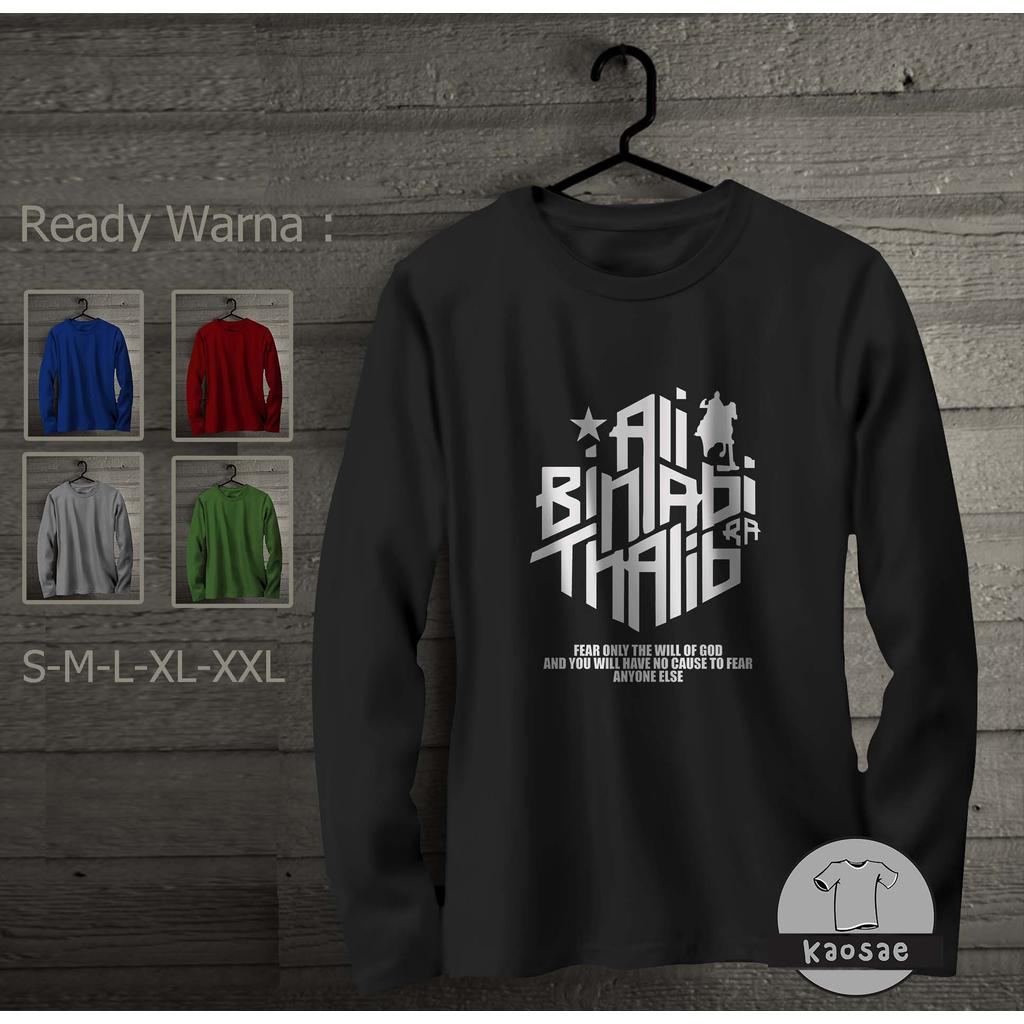 Kaos ALi Bin ABi Thalib (2) Tangan Panjang Kaos Distro