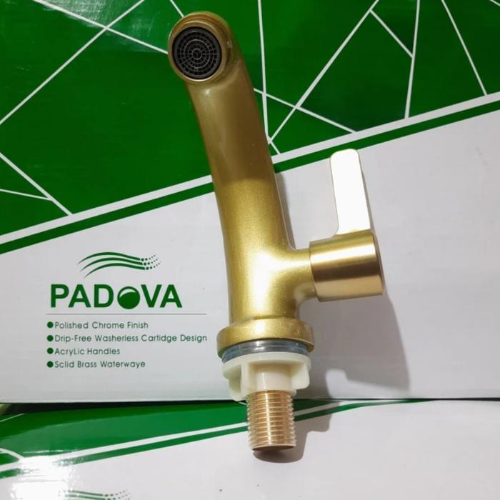 kran wastafel Gold padofa kran wastafel minimalis