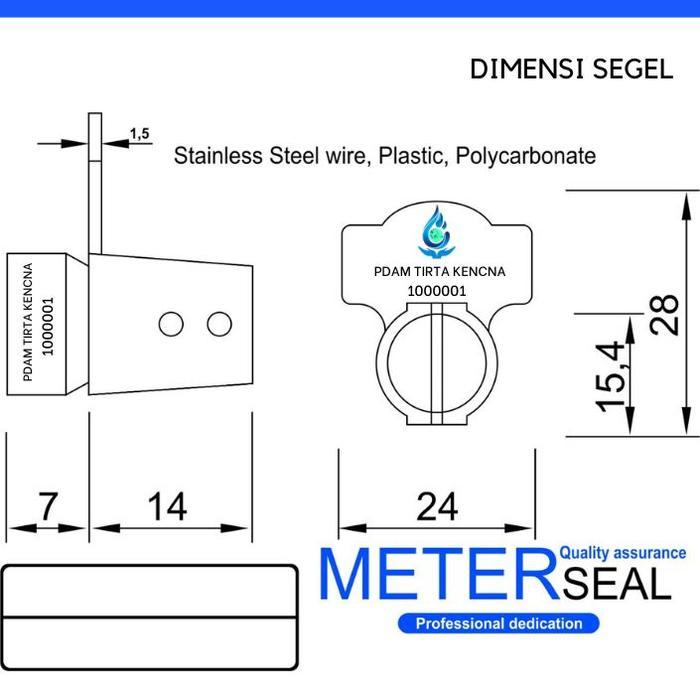 "New" SEGEL PLN, SEGEL WATER METER, SEGEL PGN, SEGEL PUTAR PLASTIK