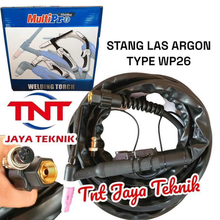 STANG LAS ARGON WP26 MULTIPRO / TIG TORCH STANG ARGON WP26 WP 26 4METER MULTIPRO