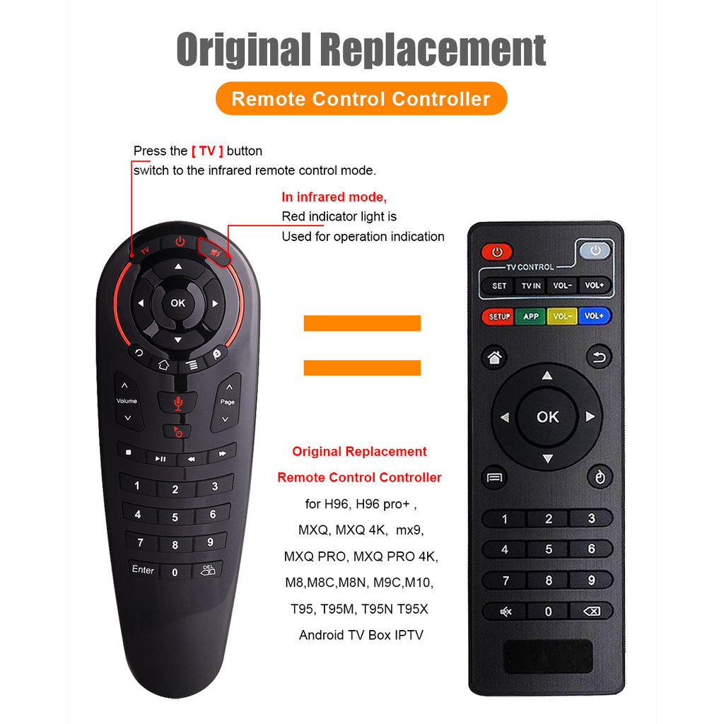 G30S Voice Control 2.4G Wireless Fly Air Mouse Keyboard For Gyroscope Motion Sensing Mini Remote