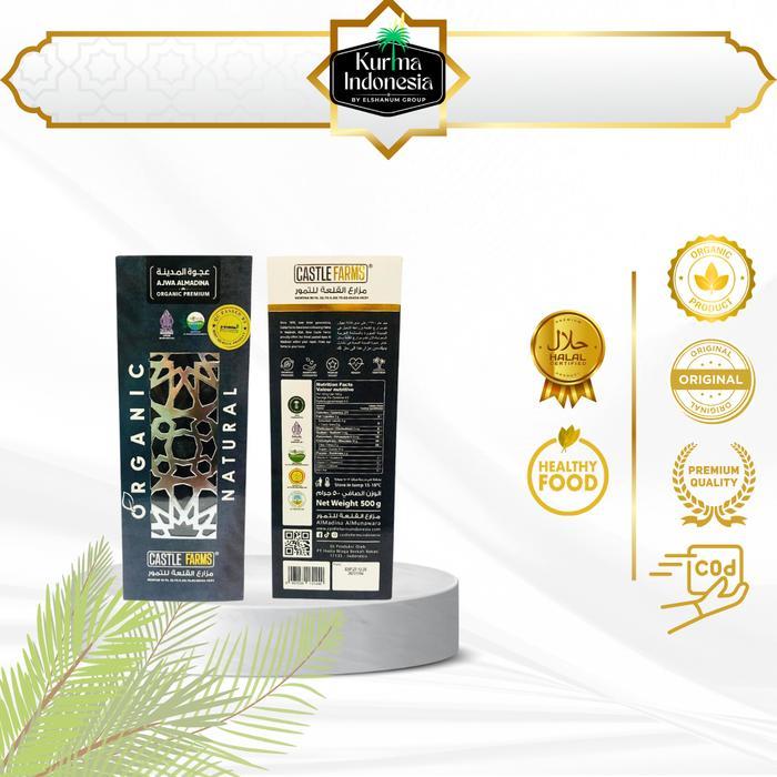 Terlaris Kurma Ajwa Aliyah Organik 500Gr - Kurma Ajwa Aliyah Castle - Premium