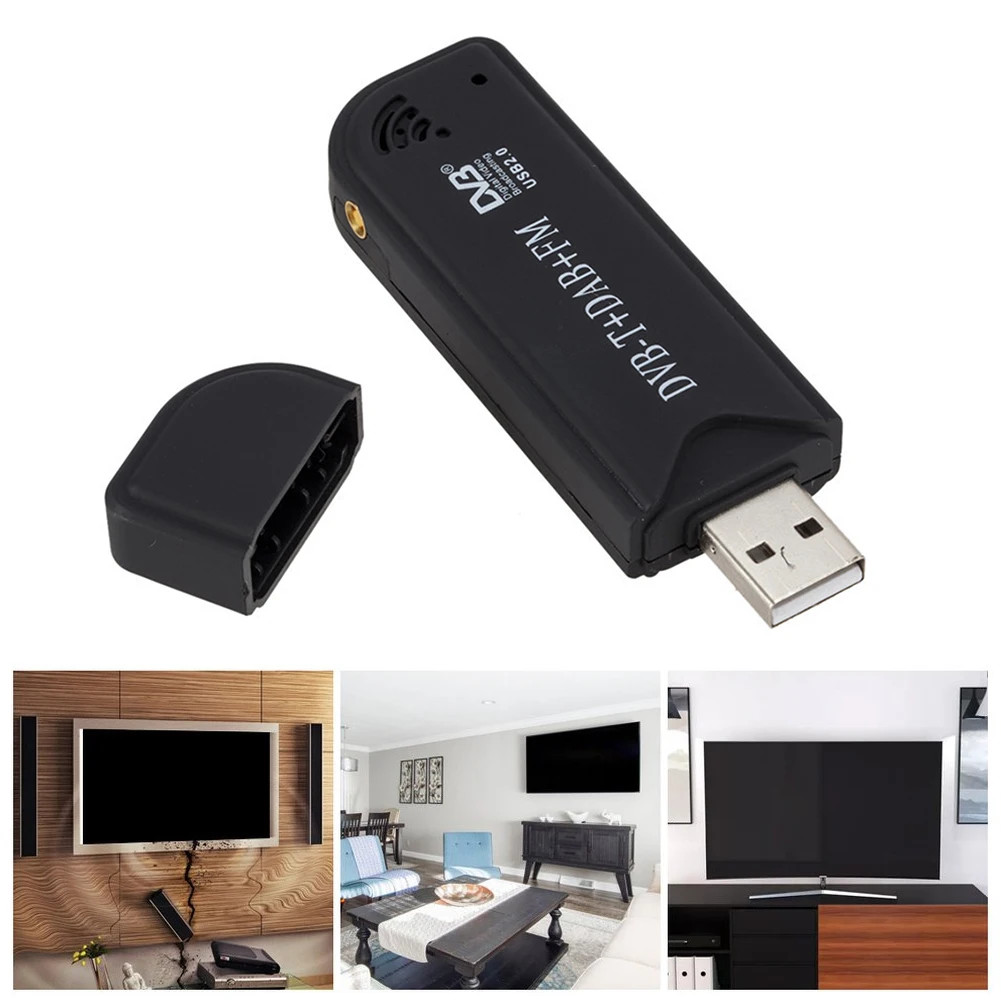 USB2.0 DAB FM DVB-T RTL2832U FC0012 SDR USB TV Dongle Stick Digital TV Tuner Receiver IR