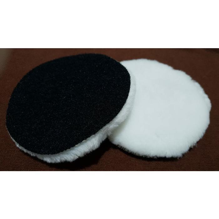 Wool Pad Velcro /Finishing Polish/Wool Pembersih Mobil Uk 2,3,4,5,6,7 Inch
