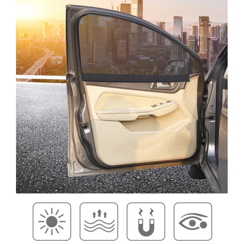 "New" Premium Magnet Car Curtain Korden Mobil Anti Panas UV Shade Universal