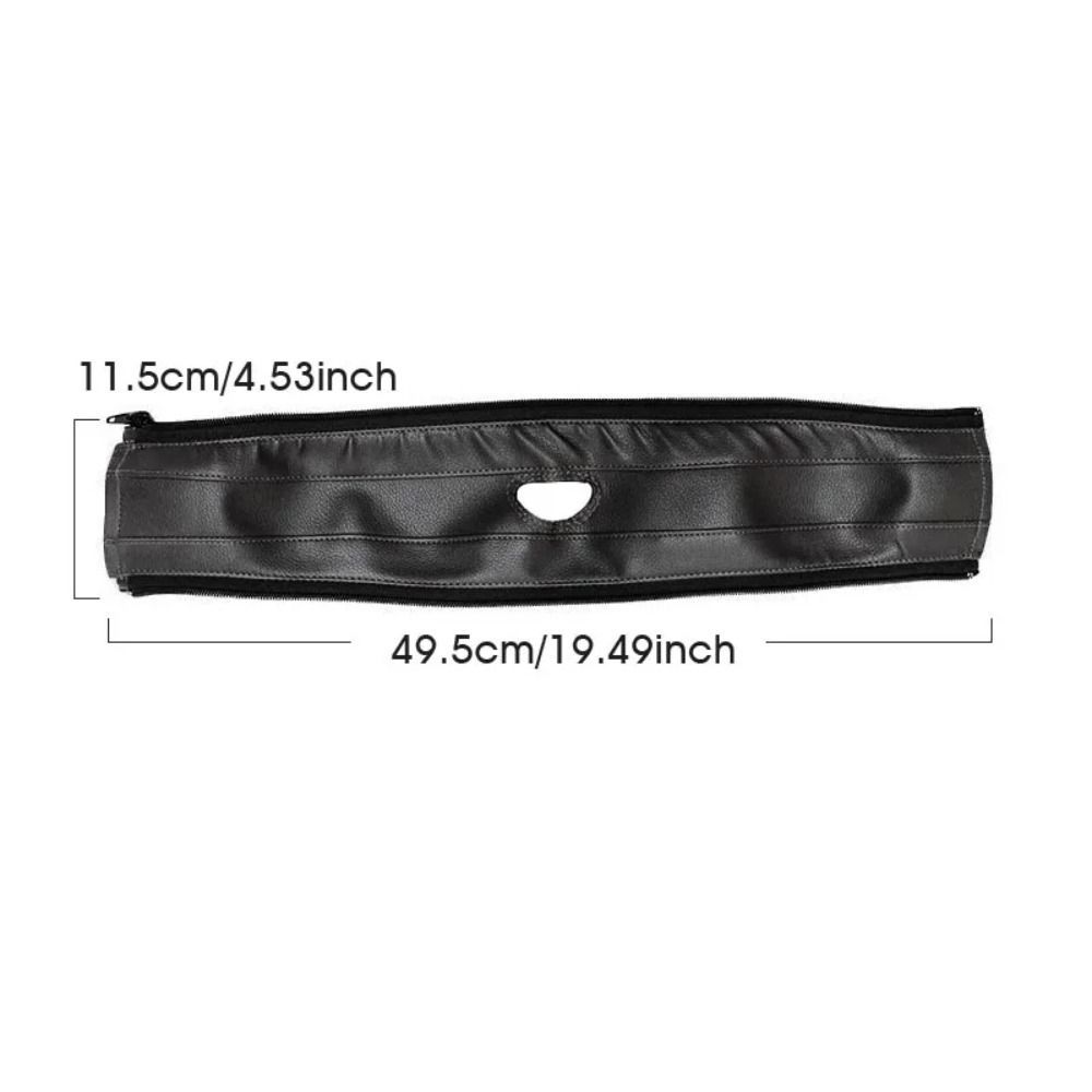 Detachable Stroller Handle Covers Washable PU Leather Stroller Accessories Handle protector Doona