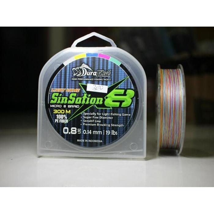 Readyyy Senar Pe Duraking Sinsation 0.8 300M - Tali Pancing Duraking