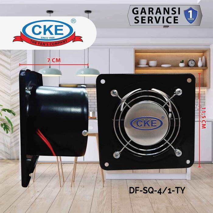 Exhaust Fan Dinding Besi 4 Inch Booster Fan Wall Air Duct Fan Kipas Drum Fan Mini 4" Hexos Heksos