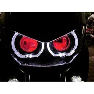 HEADLAMP CUSTOM PROJIE BILED AES YAMAHA ALL NEW NMAX 2020 2021 2022 2023 ABS / NON ABS CONNECTED - A