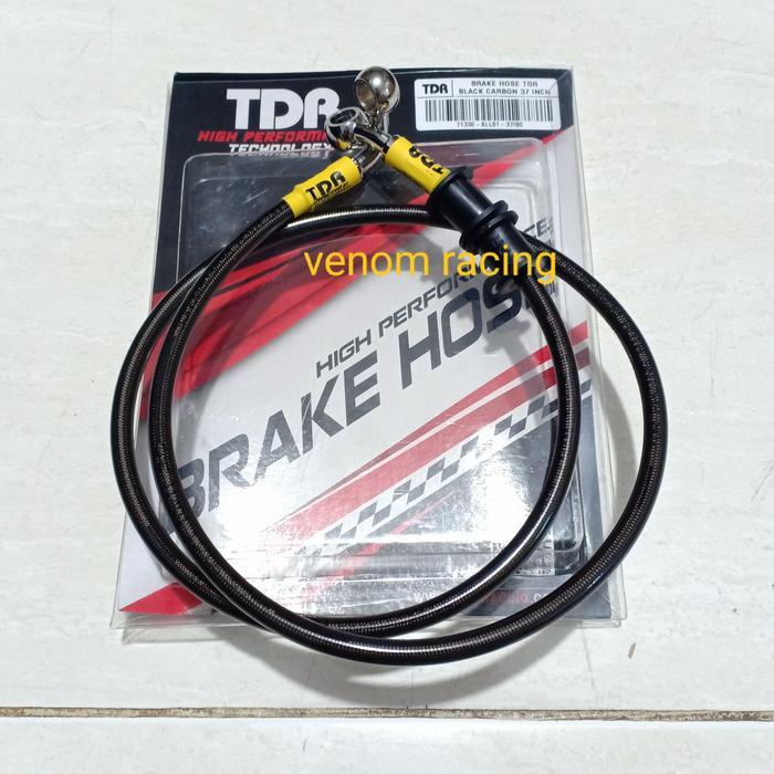 Selang Rem Tdr Carbon 37 Inch/ Selang Master Rem Tdr Black Carbon 95Cm