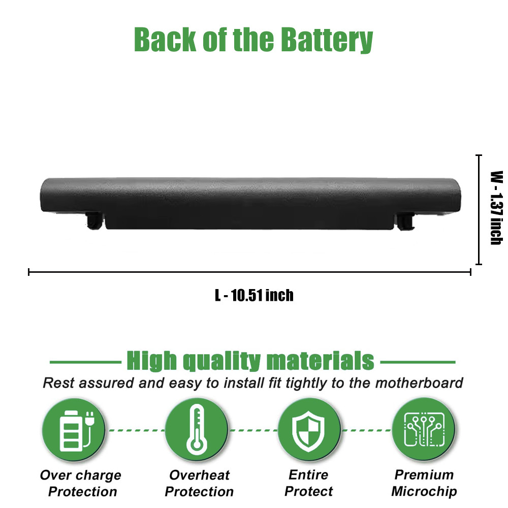 44Wh A41-X550A Laptop Battery for asus A550C X550A X550C X452C R510C R409C P550C P450C K550C K450C