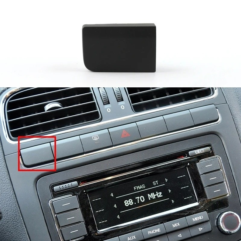 FOR VW POLO 2011-2013 CENTER CONSOLE SWITCH BUTTON CAP CAR INTERIOR ACCESSORIES REAR WINDSHIELD