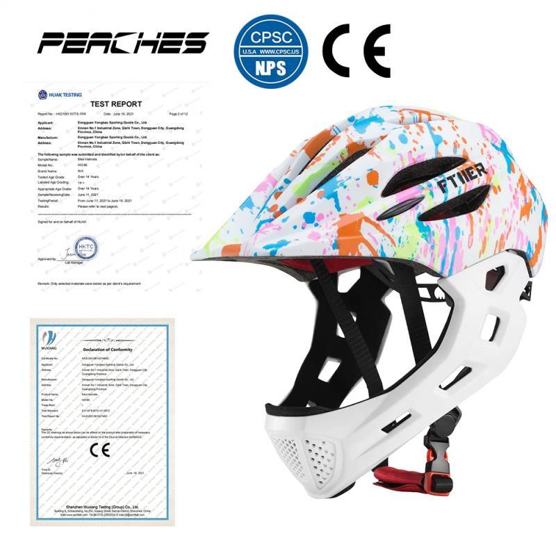 Children Helmet Kids Detachable Full Face Helmet Sports Safety Helmet Scooter MTB Bicycle Helmet