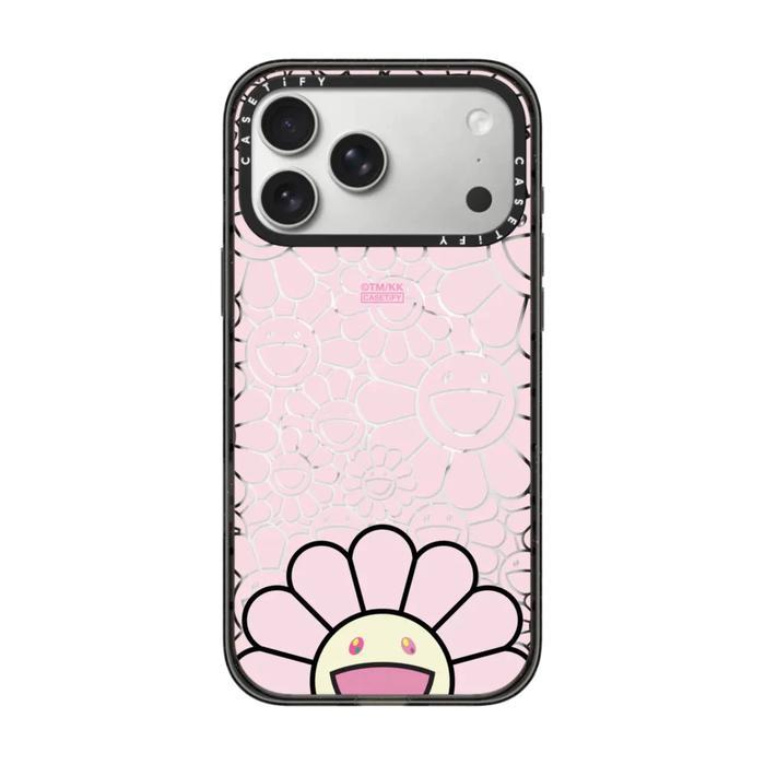 Ready Indonesia] Casing Hp Casetify Takashi Murakami Bunga Matahari, Anti Jatuh Full Cover Cermin,