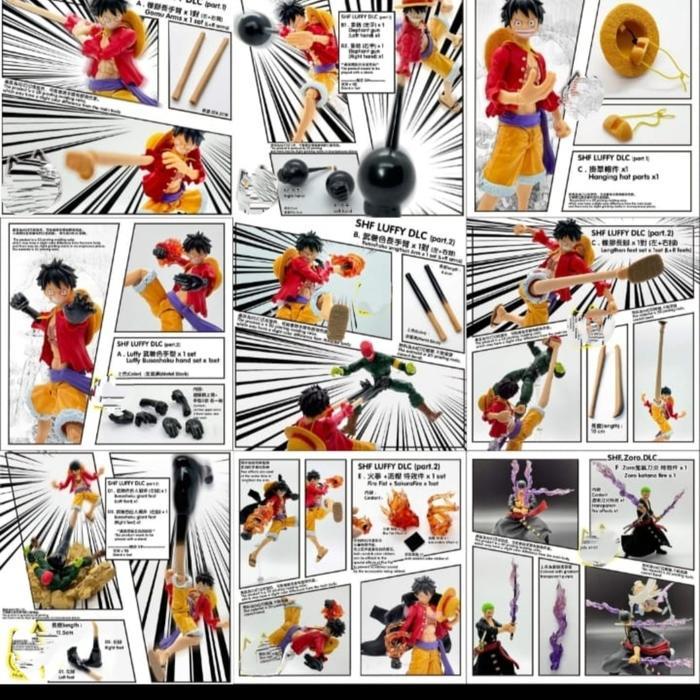 accessories buat shf luffy - one piece