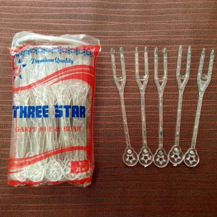 Garpu Plastik Kecil / Garpu Kue