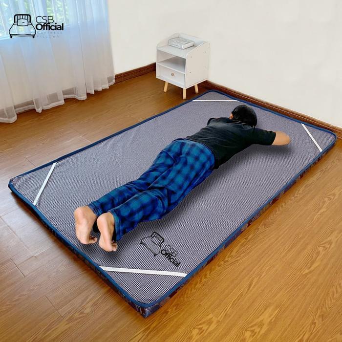 "New" CSB Matras Protector Kasur Busa 120 x 200 x 5 cm Topper Kasur Spring Bed Dilengkapi Karet