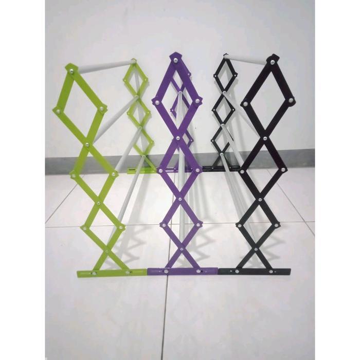 "New" JEMURAN DINDING LIPAT / JEMURAN BAJU / JEMURAN TEMPEL / pinggiran plat besi (warna random)