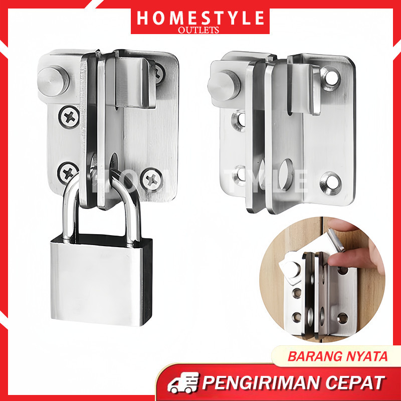 Grendel Pintu Geser / Slot pintu Geser/ Cantolan Grendel Pintu / Grendel / Gembok Kunci Slot Mini