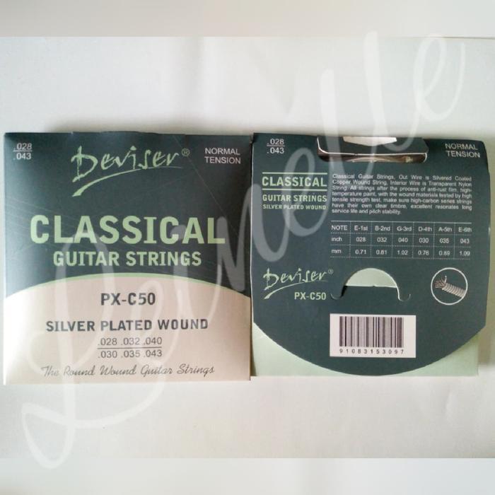 Deviser PX-C50 Senar Gitar Classic