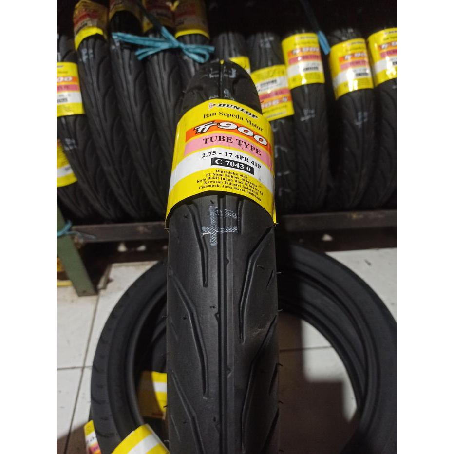 Ban Luar Dunlop Ring 17 Uk 225-17 250-17 275-17 90/90-17 Tidak Tubless