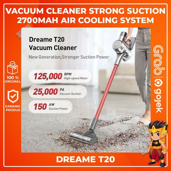 VACUUM CLEANER DREAME T20 CORDLESS 25000PA PENYEDOT DEBU PORTABLE