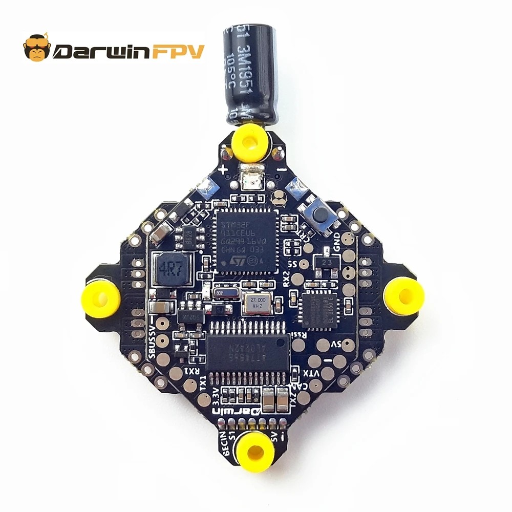 DarwinFPV F411 AIO Flight Controller Whoop Blheli_S Betaflight F4