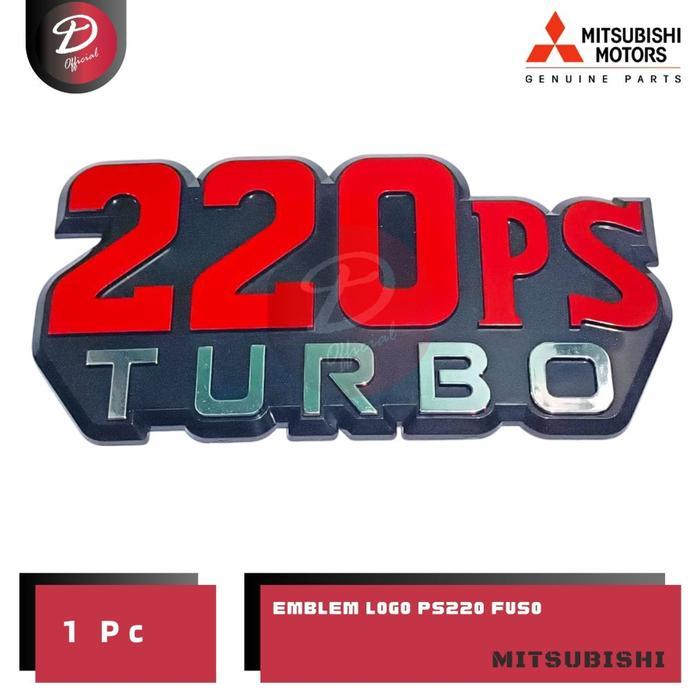 EMBLEM LOGO PS220 FUSO MITSUBISHI ORIGINAL ASLI KTB FUSO 100% GENUINE PARTS HARGA SPESIAL
