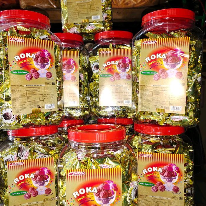 HOT SALE roka toples Apollo wafer ball halal isi 80 pcs BISA GRAB
