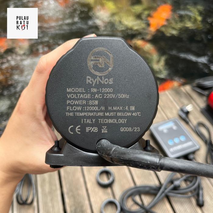 Rynos RN 12000 LPH pompa submersible kolam ikan akuarium low watt