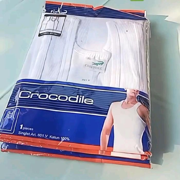 Promo Singlet Pria Crocodile Jumbo 100% Original - Singlet Pria Jumbo Crocodile - Kaos Dalam