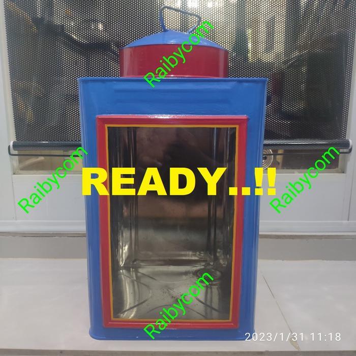KALENG KERUPUK JADUL WARUNG BLEK TOPLES KACA KRUPUK PUTIH BESAR 23X35