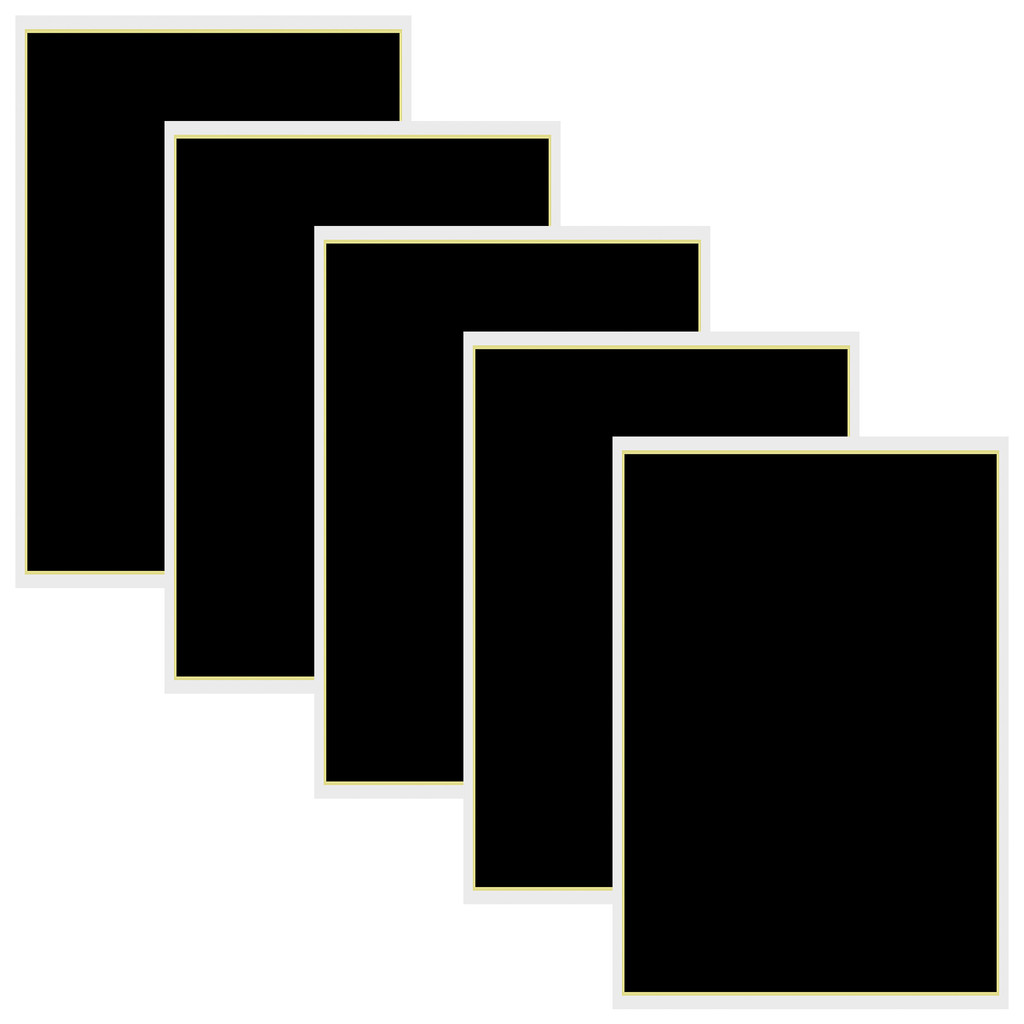 5Pcs Engraving Marking Paper Multipurpose Engraving Color Paper DIY Color Engraving Paper Black Engr