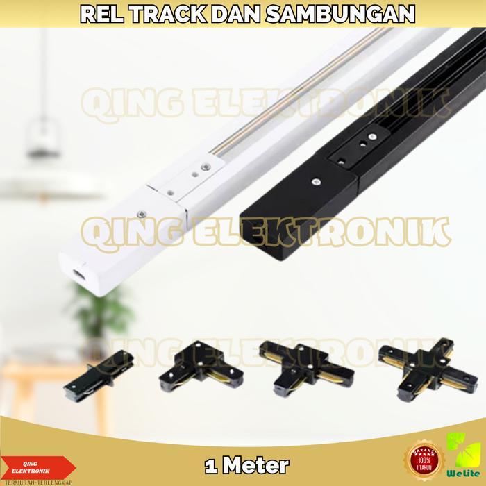 "New" Rel Lampu Tracklight / LED Track Rel 1 M / Rel Lampu Sorot Track 1 M