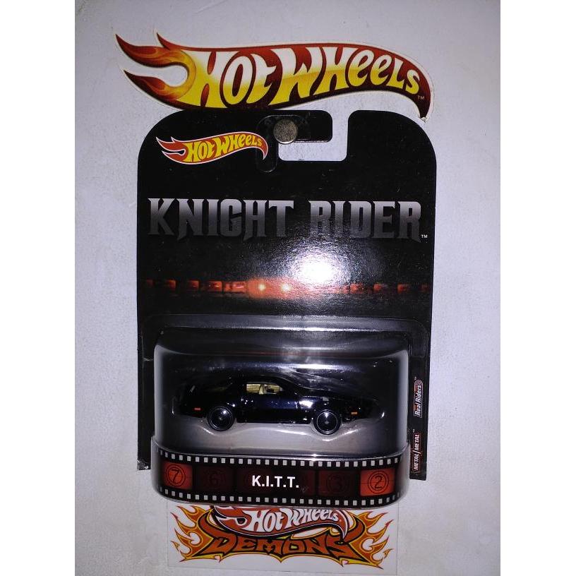 Hot Wheels Knight Rider KITT Retro Ban Karet