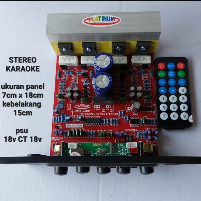 Dms 2200 Kit Speaker Aktive Aktif Dms2200 Karaoke Mic Bluetooth Bt Terpercaya