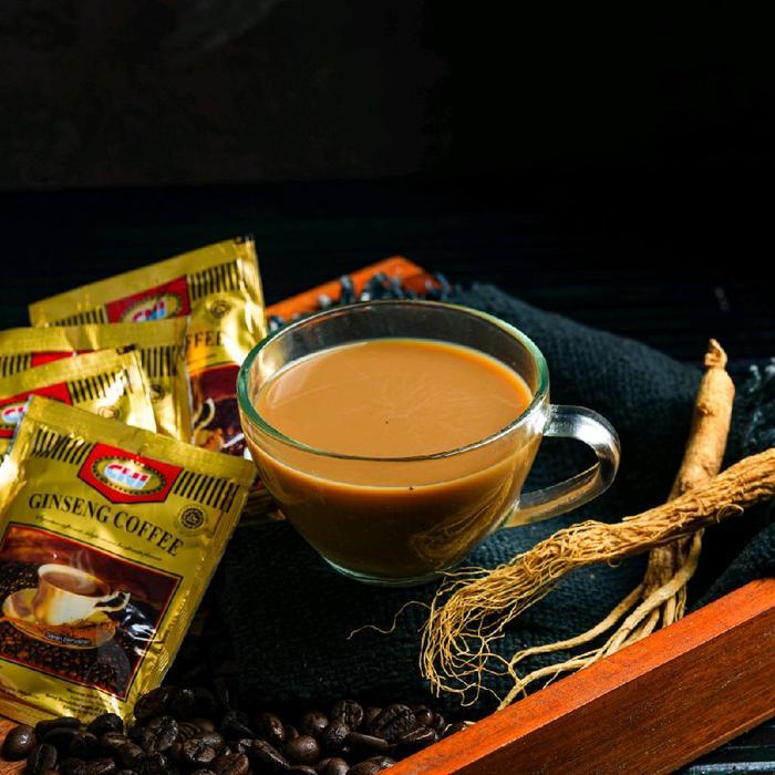 Terlaris Cni Ginseng Coffee Perpaduan Kopi Arabika Robusta Dan Ginseng 20 Sachet @20Gr Bpom Ri Md