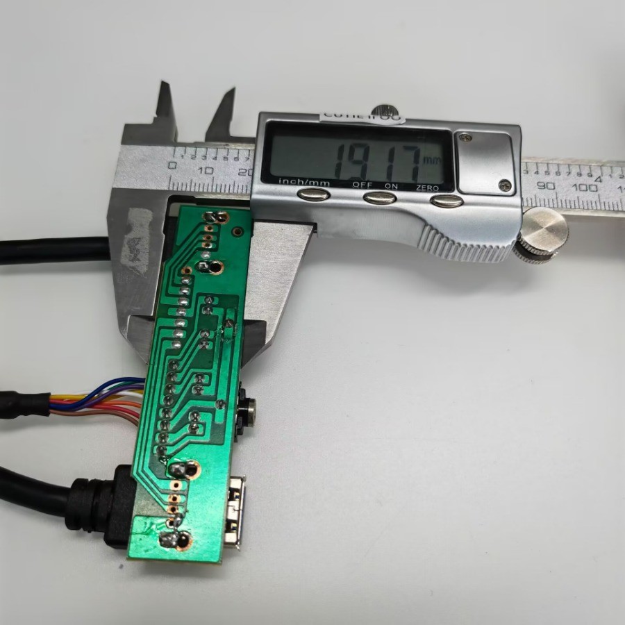 19Pin 2-Port Dual USB 3.0 9Pin 3.5mm HD Audio Socket Interface Motherboard Extension Cable Chassis