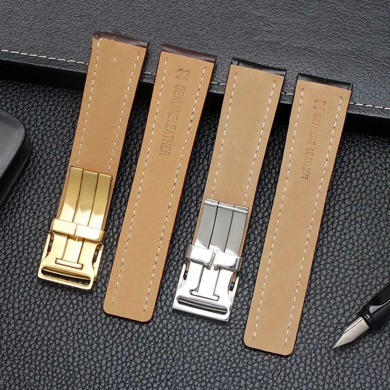 22/24mm Fit for Breitling Strap Italy Genuine Leather watch band Premier B01 Colt Chronograph