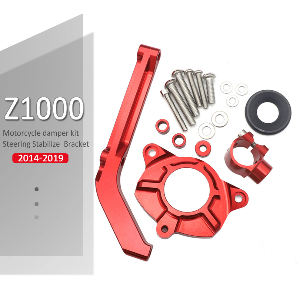 Z1000 MOTORCYCLE ACCESSORIES STEERING STABILIZE DAMPER BRACKET MOUNT FOR KAWASAKI Z 1000 2019-2014